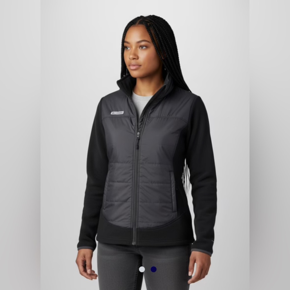 NWT Columbia Basin Butte Full Zip Jacket Sz XL Featuring Omni Heat C2004WF